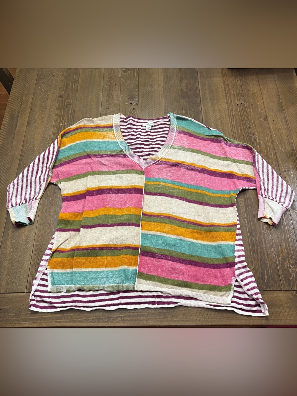 Sundance Johanna 100% Cotton V-Neck Sweater